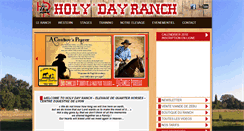 Desktop Screenshot of holydayranch.com